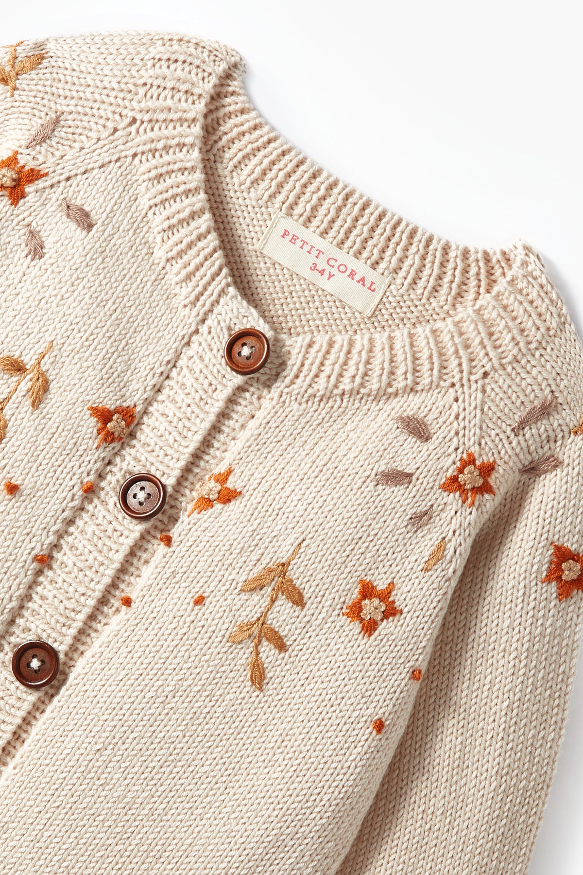 Cotton Embroidered Cardigan