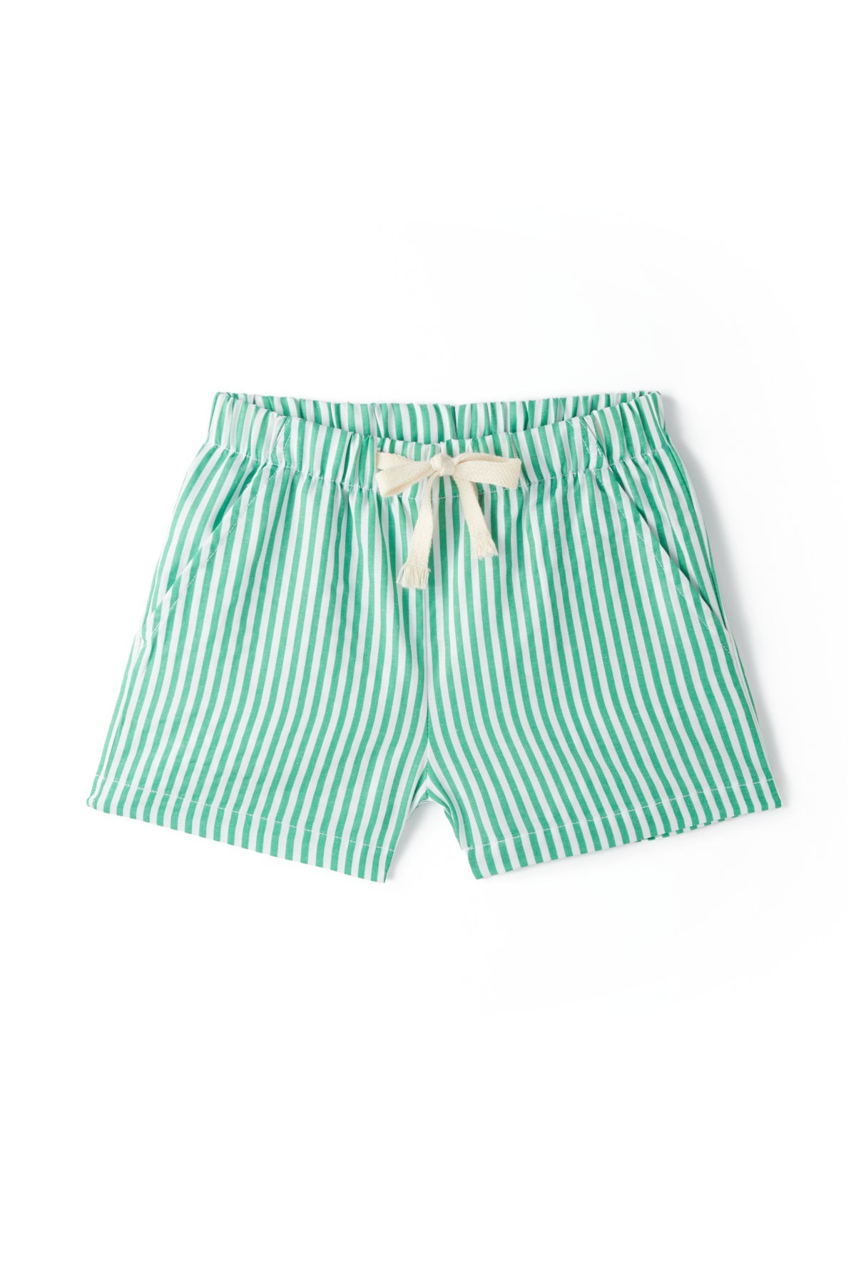 Green Stripe Shorts