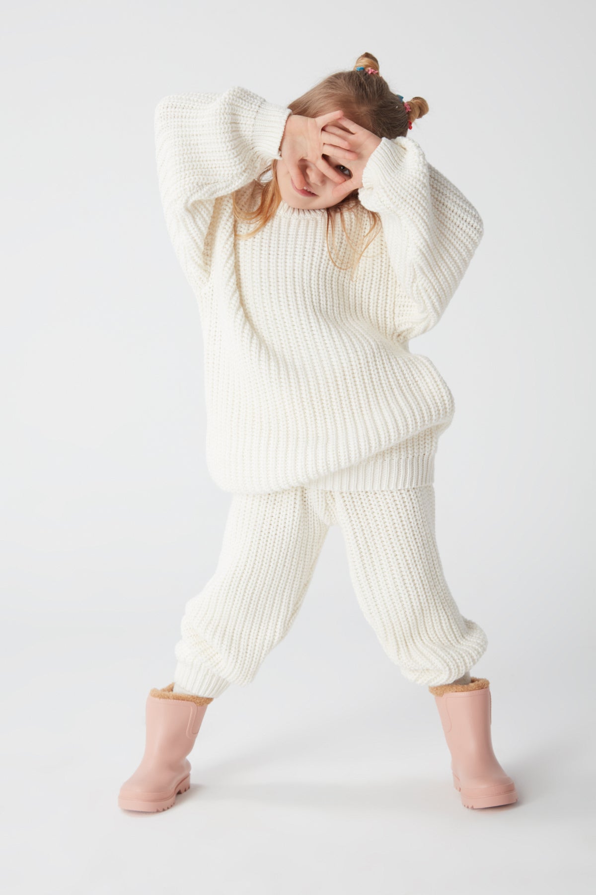 Ekru Knit Set