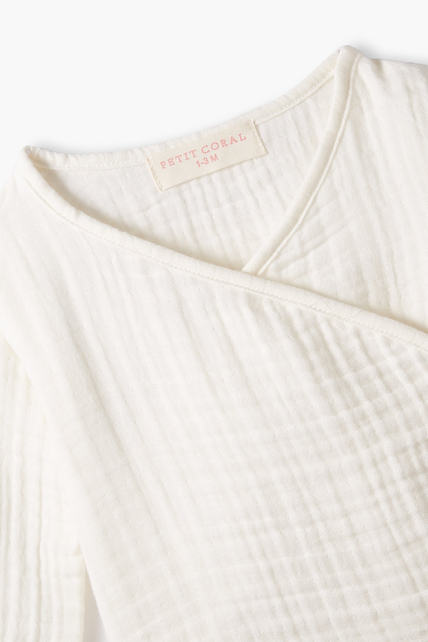 Newborn Muslin 2 Piece Set Vanilla White