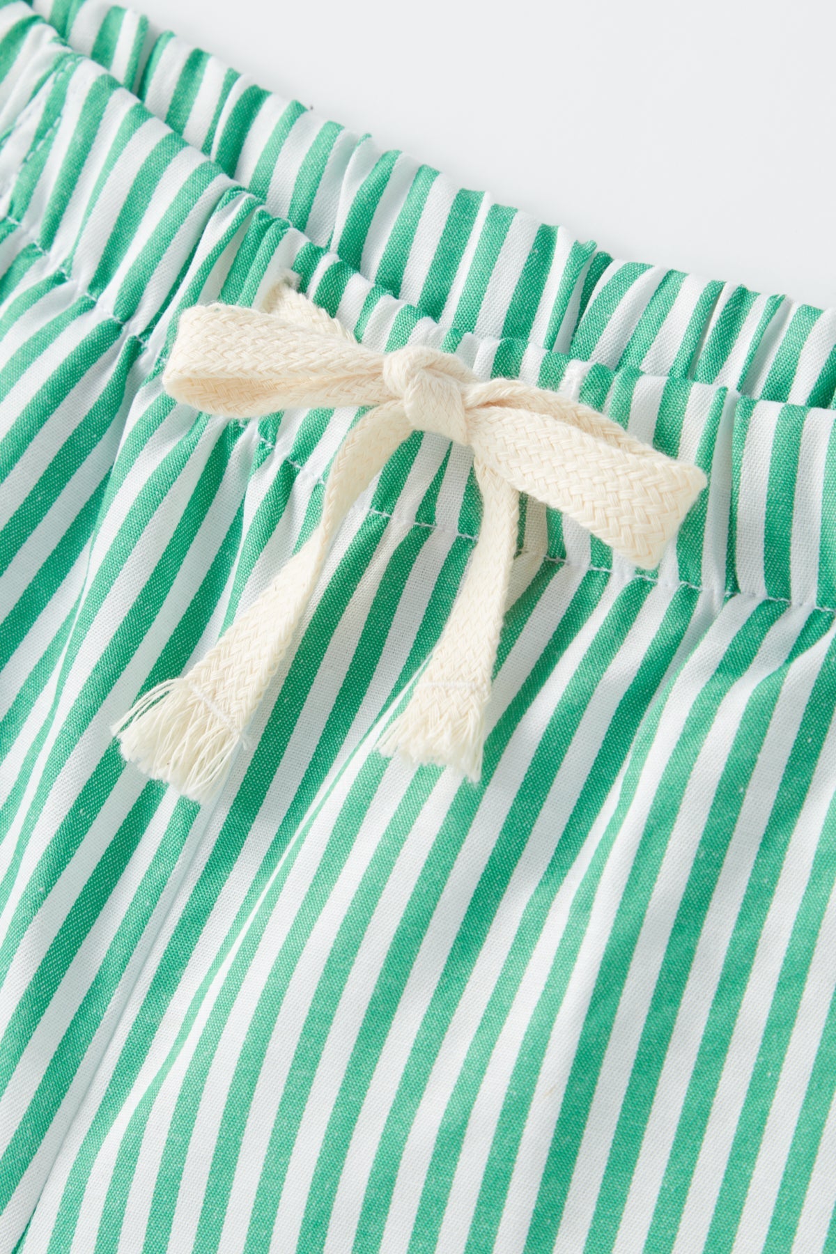 Green Stripe Shorts