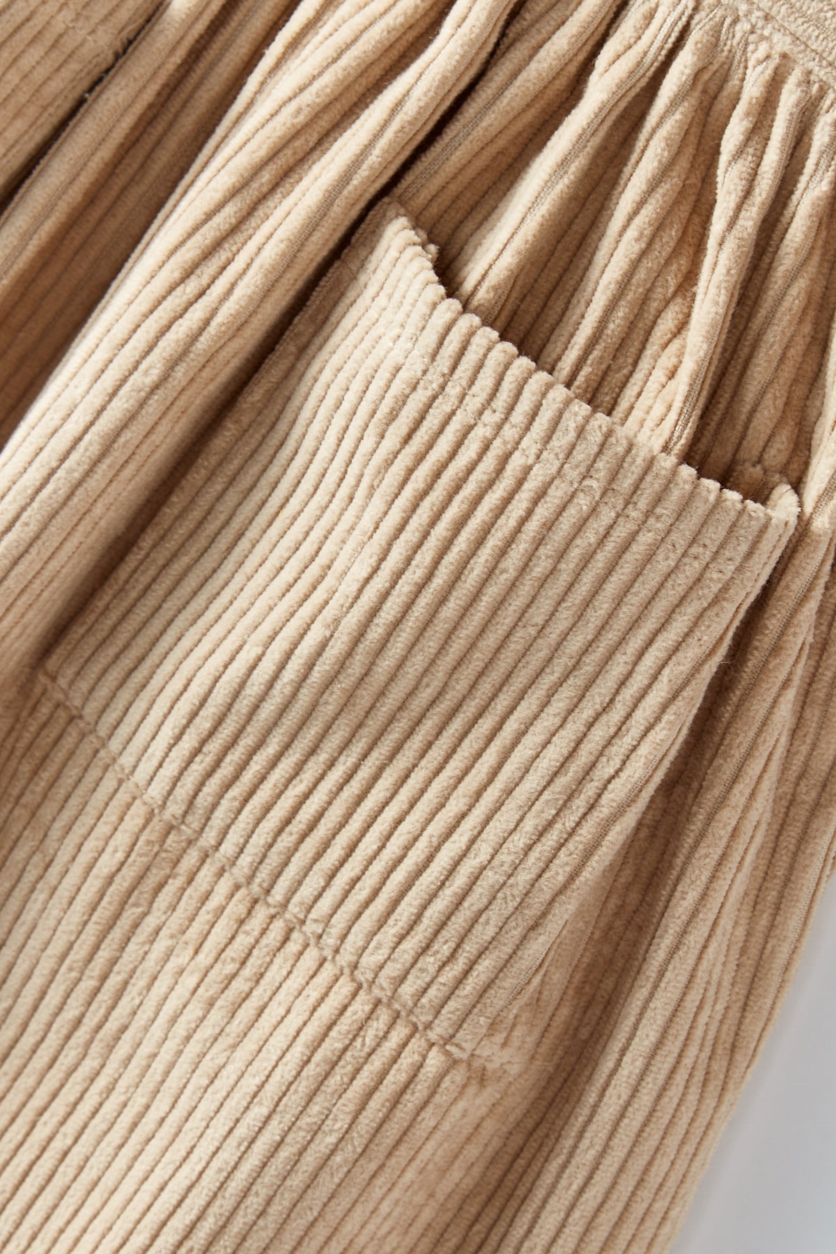 Sand Velvet Dress