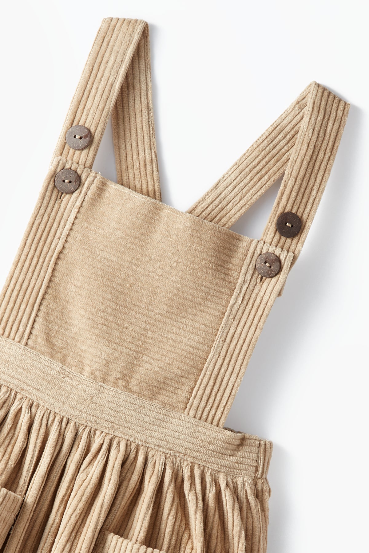 Sand Velvet Dress