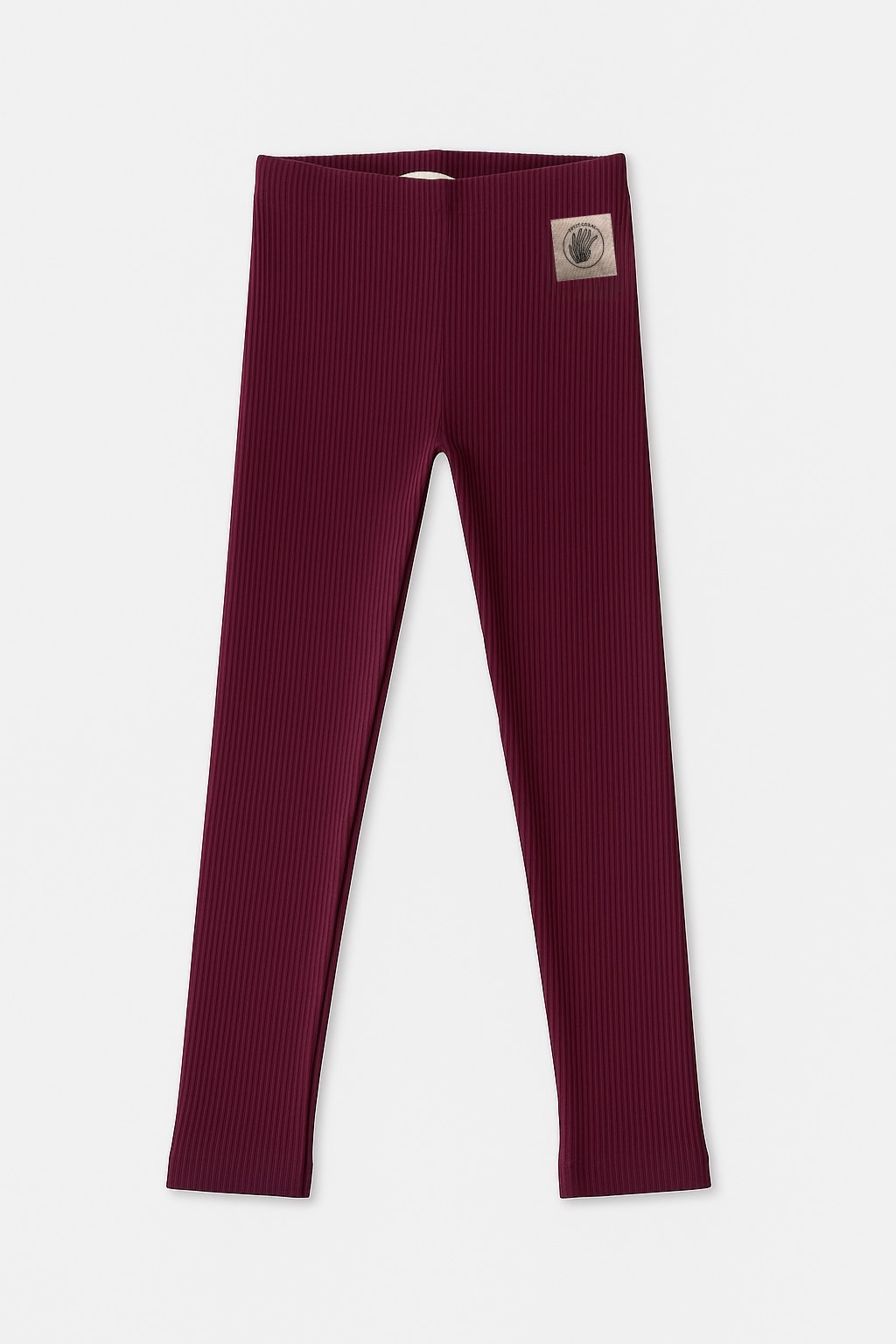 Ribbed Leggings-Plum