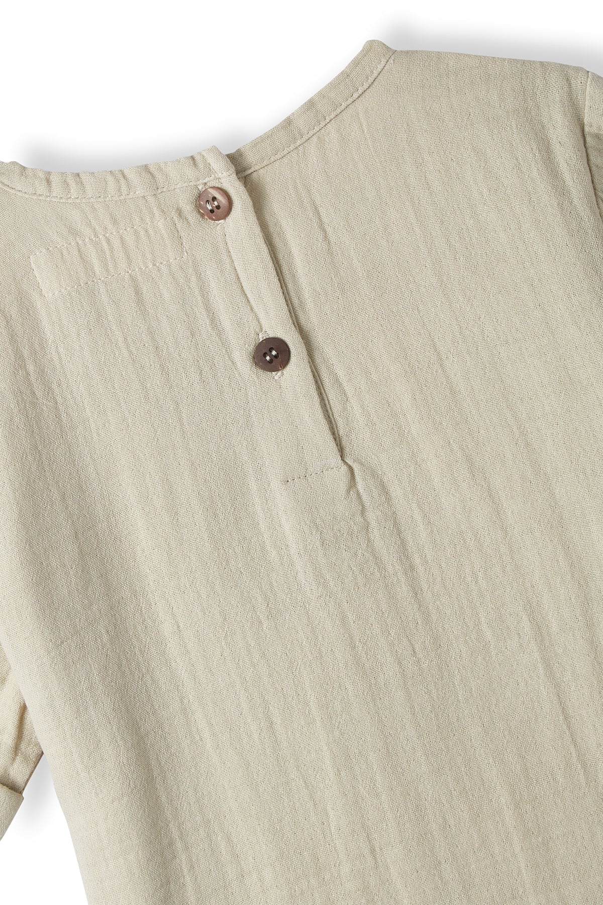 Taş Rengi Kısa Kol Üst