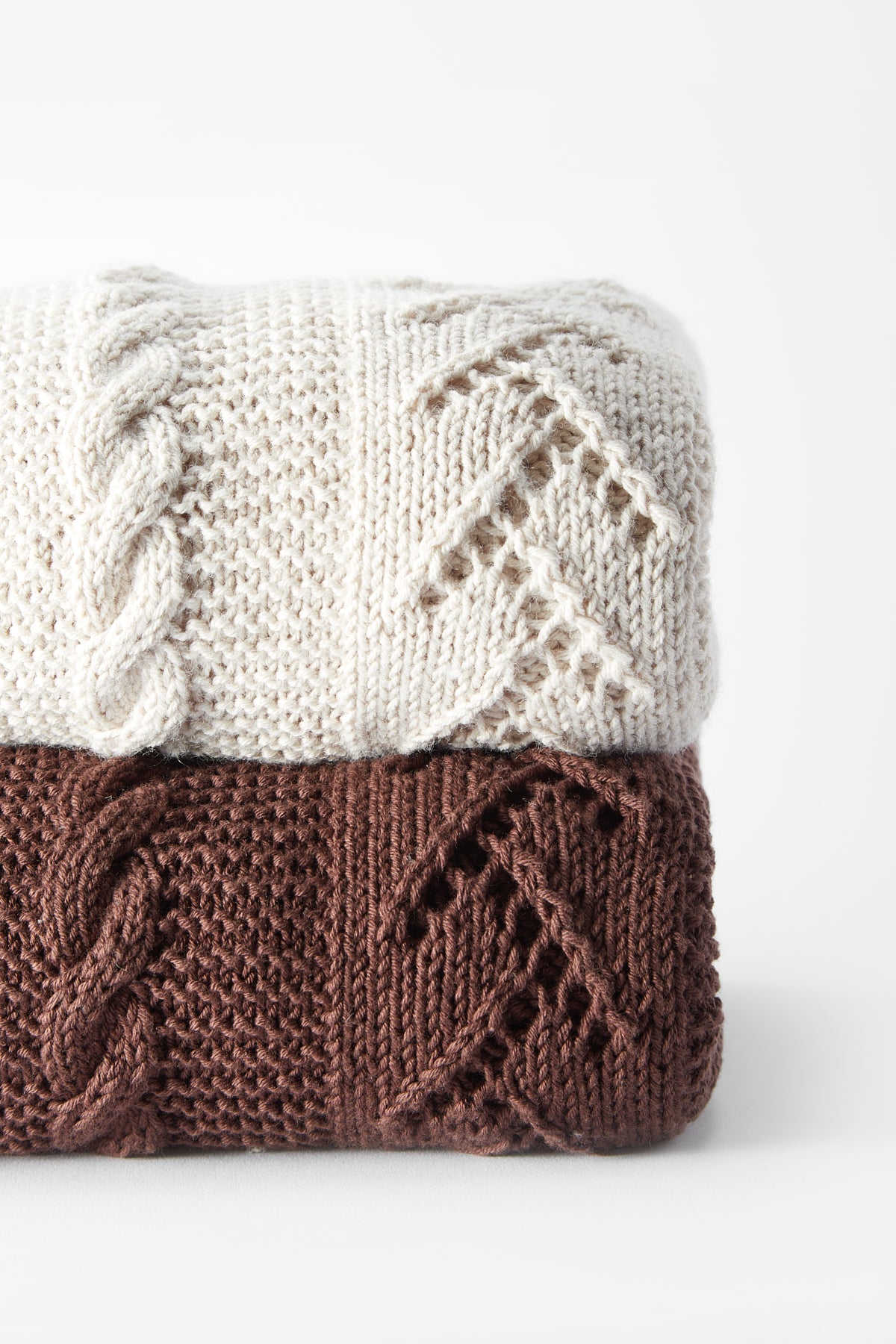 Cotton Blanket Brown