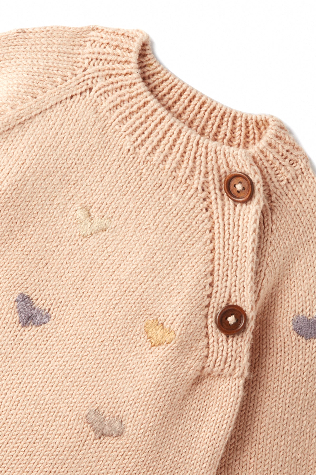 Heart Embroidered Sweater