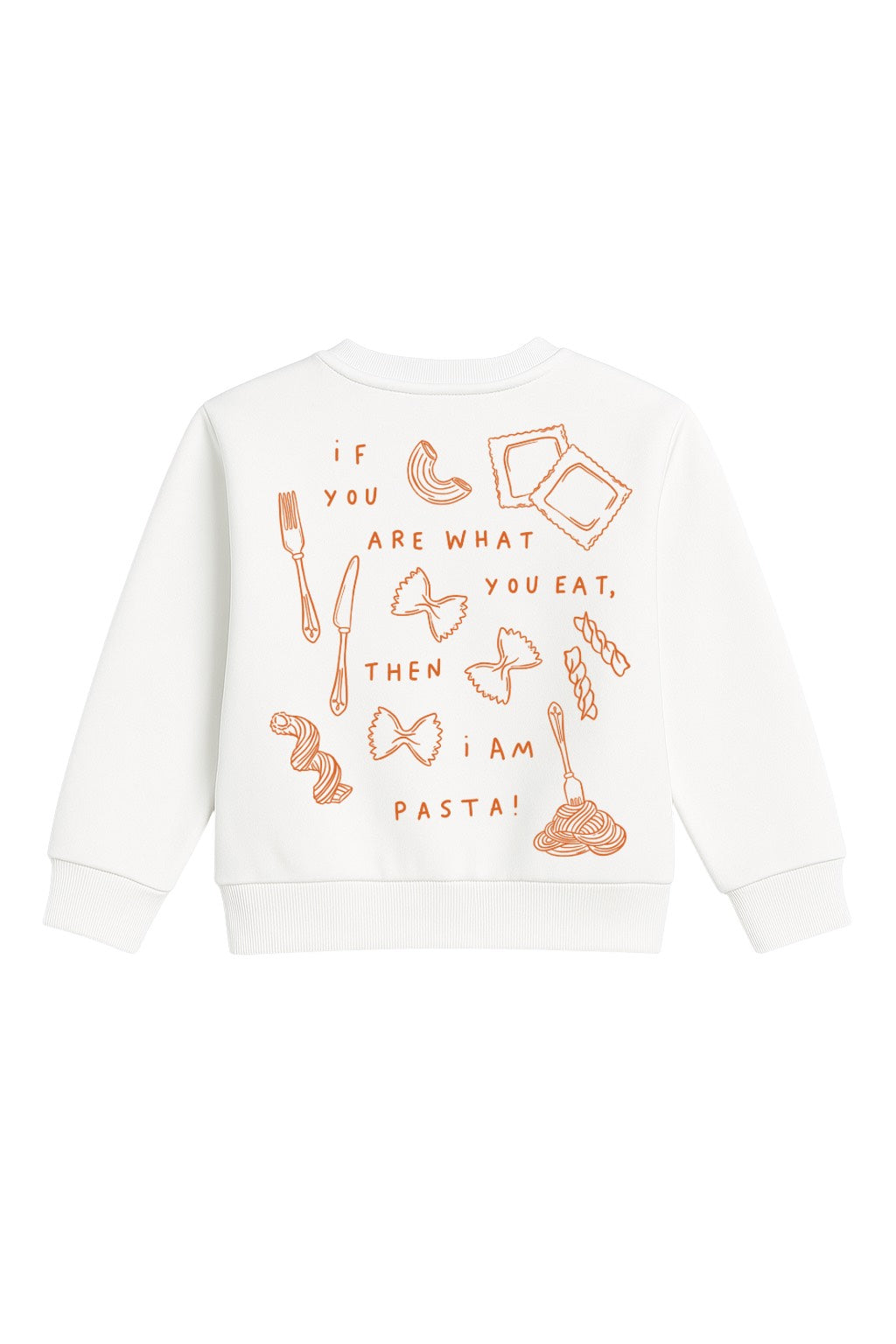 Pasta Sweatshirt - Ecru