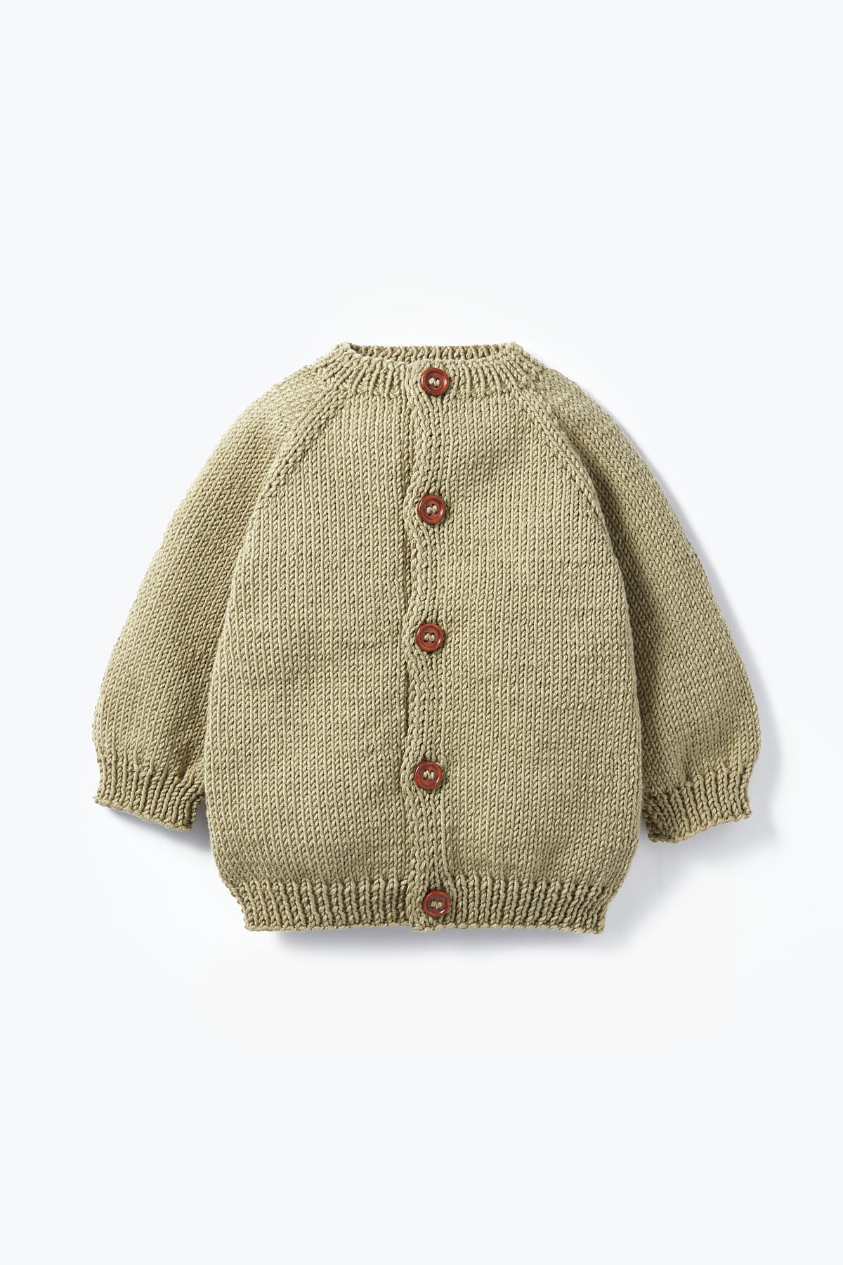 Cotton Baby Cardigan Green