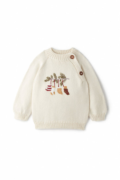 Christmas Embroidered Sweater