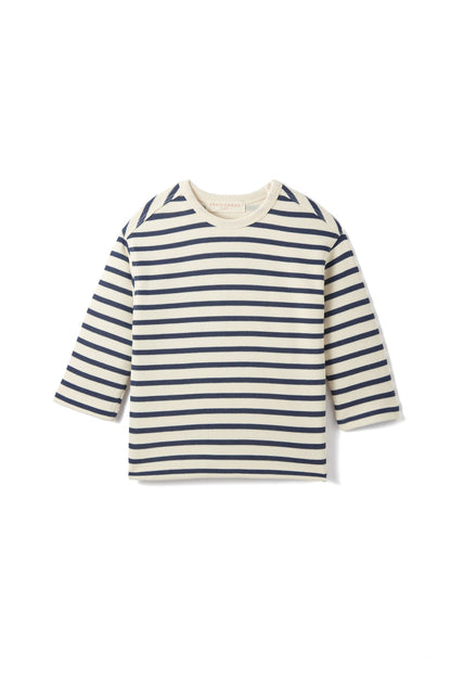 Navy Blue Striped Basic LYC