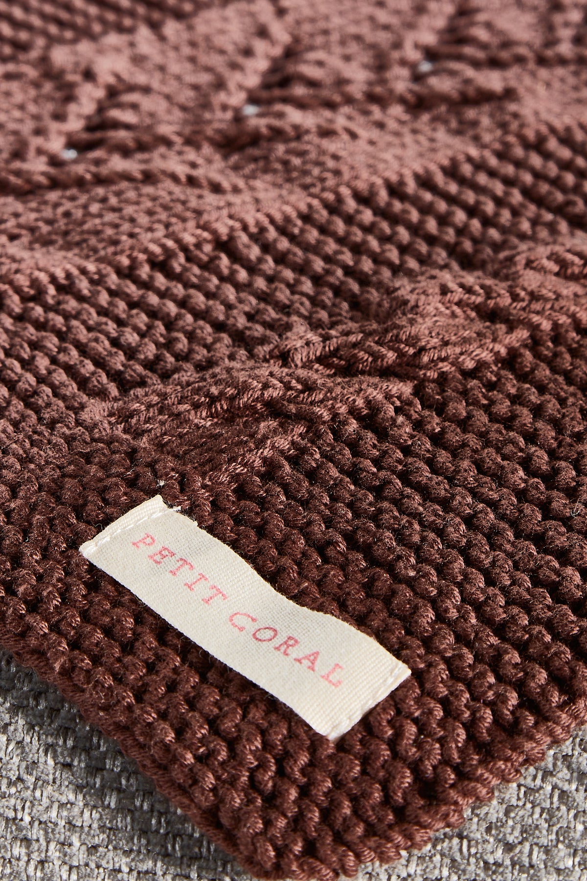 Cotton Blanket Brown