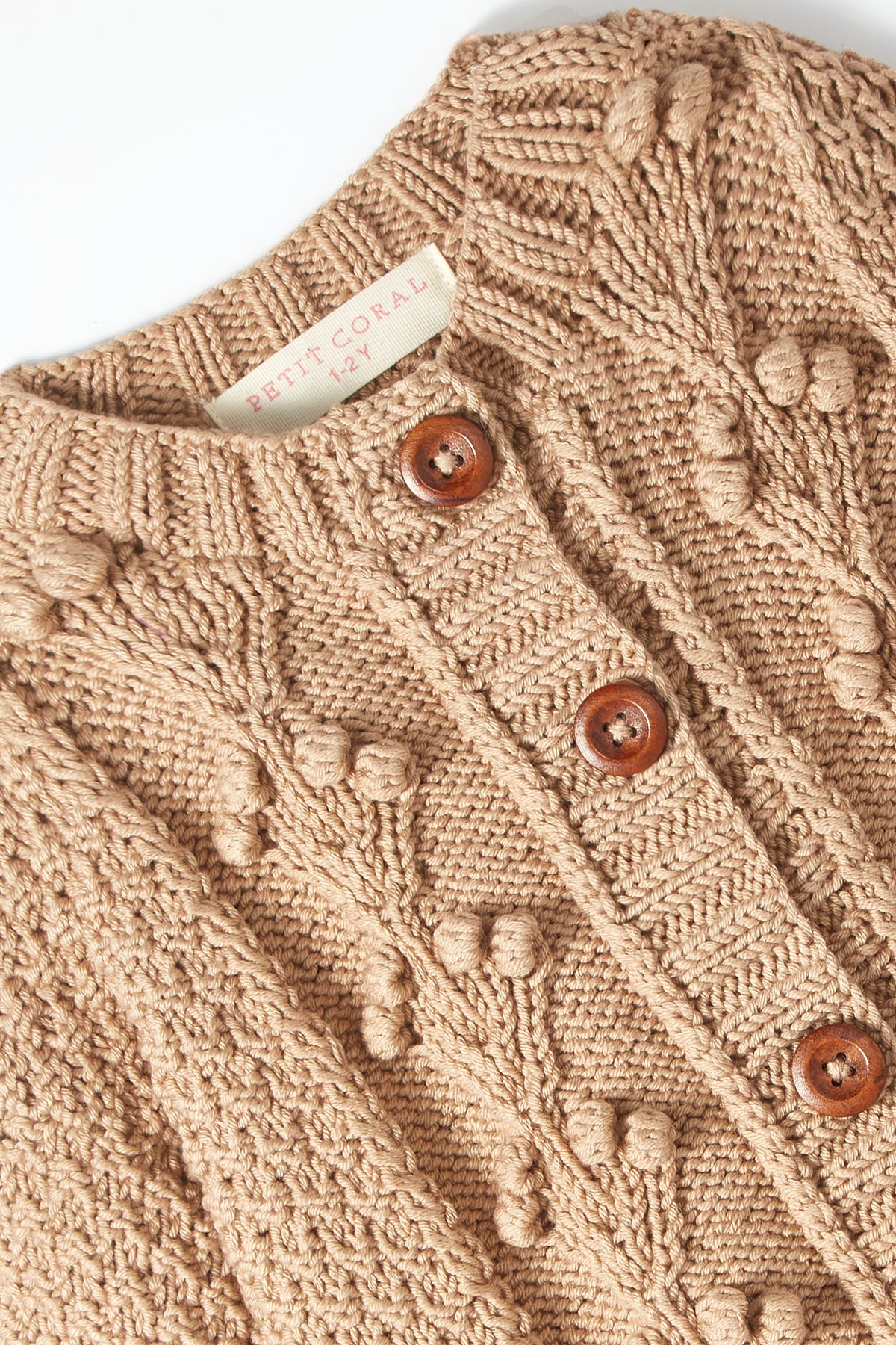 Cotton Cardigan Sand