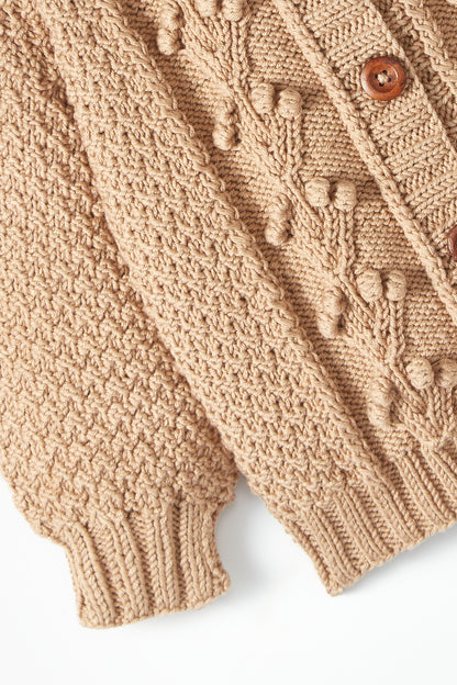 Cotton Cardigan Sand