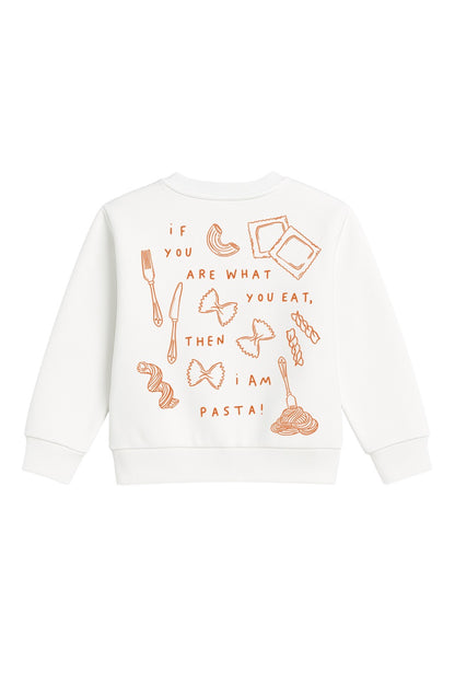 Pasta Sweatshirt - Ecru