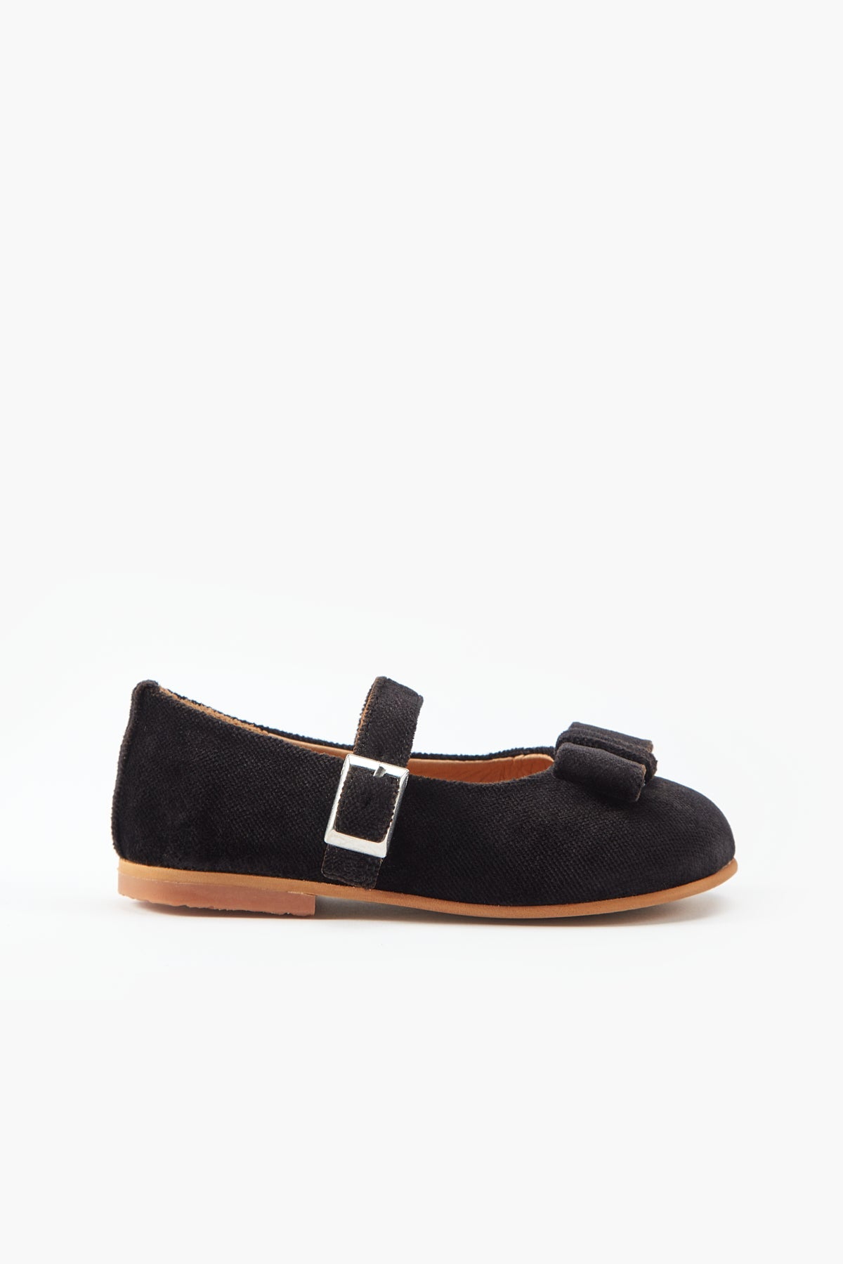 Black Velvet Flat